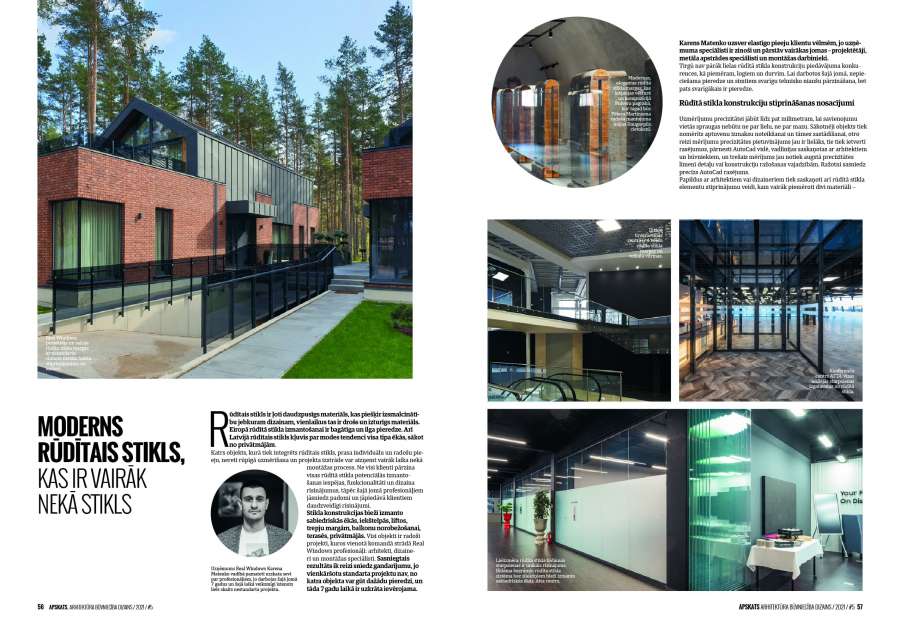 Review of the magazine "Arhitektūra Būvniecība Dizains"